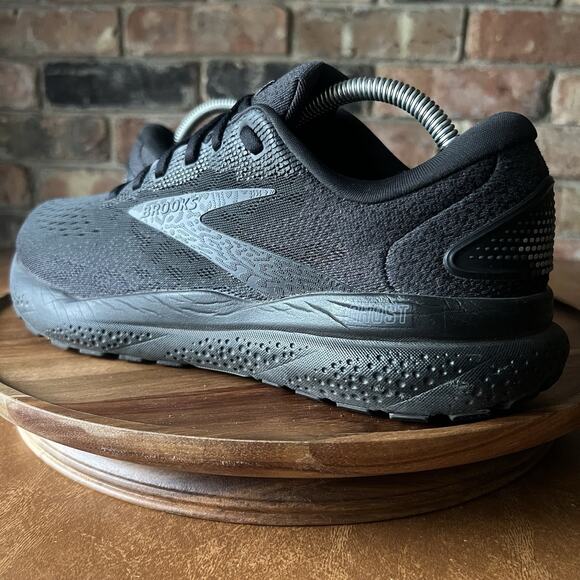 Brooks Ghost 16 Mens 9.5 Black Neutral Cushion Running Walking Shoes Sneakers main image 5